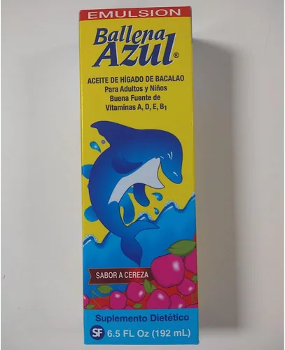 Miniatura 5 de Ballena Azul Aceite de Hígado de Bacalao para Adultos y Niños, Aceite de Hígado de Bacalao para Adultos y Niños, Buena Fuente de Vitaminas A, D, E