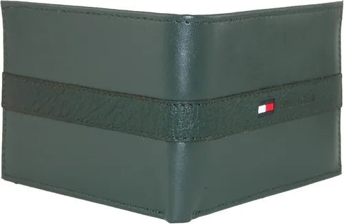 Miniatura 4 de Tommy Hilfiger Cartera de cuero genuino para hombre con múltiples ranuras para tarjetas