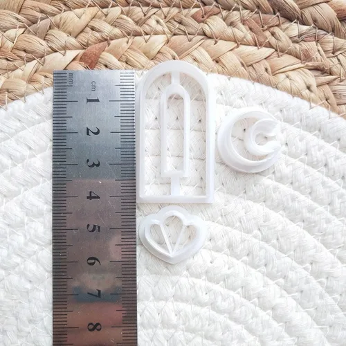 Miniatura 5 de Cortadores de arcilla polimérica para la fabricación de aretes Suministros Arcilla polimérica para la fabricación de joyas