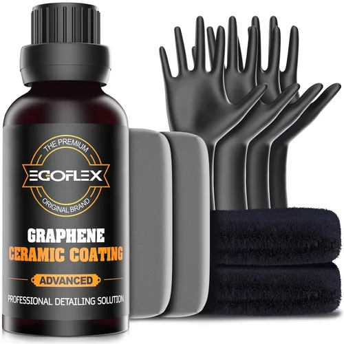 Revestimiento de cerámica de grafeno para automóviles – Kit de detallado de capa superior de grado profesional 20H 50ML – Sellador de pintura