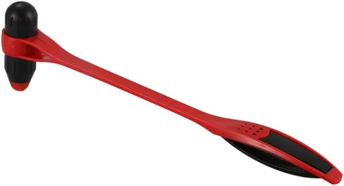 Miniatura 2 de Martillo de masaje para aliviar el estrés de la espalda y el cuerpo, masor de plástico de mano elástico flexible (A)