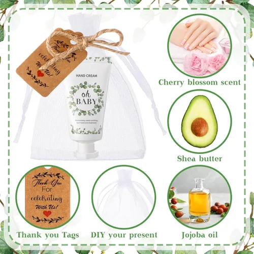 Miniatura 3 de 48 juegos/144 piezas de crema de manos para baby shower, regalos de fiesta para invitados, regalos de novia, boda, agradecimiento, mini juego de Bebé