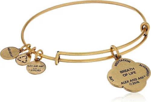 Miniatura 2 de Alex and Ani Pulsera esclava con dijes "Aliento de vida