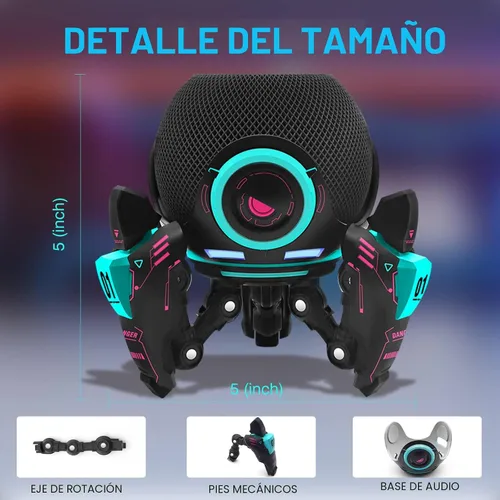 Miniatura 3 de Soporte para Echo Dot, Estuche para Echo Dot, Soporte para Echo Dot, Soporte de mesa decorativo para Echo Dot de 4ª/5ª generación - para HomePod