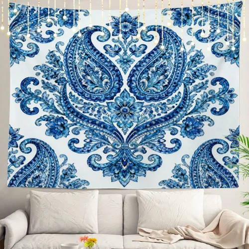 Miniatura 52 de Shrahala Circles Tapestry, Abstract Art With Various Circles Wall Hanging Hd Print Polyester Backdrop For Dorm Room Bedroom 30 X 40 In