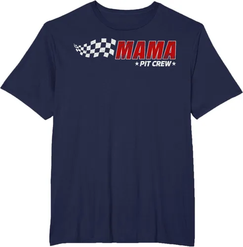 Miniatura 63 de Mama Pit Crew Race Car Birthday Family Matching Pit Crew Camiseta