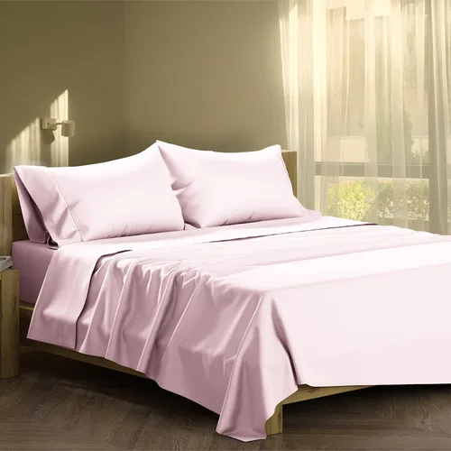 Miniatura 21 de XOOX Linen Juego de Sábanas de Algodón 100% Twin - Sábanas de Algodón de 500 Thread Count Tamaño Twin, Extra Suaves, Tejido Satén, Sábanas