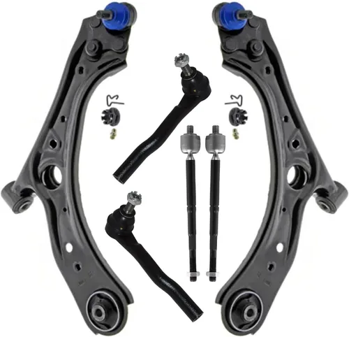 Miniatura 106 de Detroit Axle - Kit de extremo delantero para Chrysler 300 Dodge Charger Challenger 2011-2023, 2 brazos de control inferiores traseros 2 varillas
