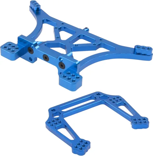 Miniatura 5 de ShareGoo - Soportes de torre de choque delanteros y traseros de metal, parte de actualización de 3638 3639, compatible con Traxxas Slash 2WD Rustler