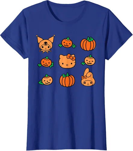 Miniatura 34 de Camiseta de Halloween Hello Kitty My Melody Kuromi Pumpkins