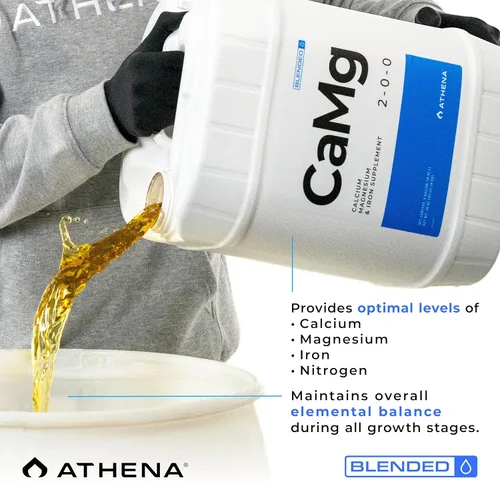 Miniatura 5 de Athena Mezcla de CaMg Cal Mag para plantas Fertilizante de calcio y magnesio Calmag para hidroponía, coco y suelo NPK 2-0-0 5 galones