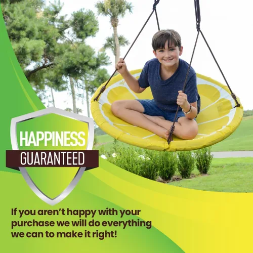 Miniatura 7 de Swurfer Saucer Tree Swing for Kids - Swing Sets for Backyard, Kids Outdoor Play Equipment, 500lbs Weight Capacity, Durable, Heavy Duty Metal Frame