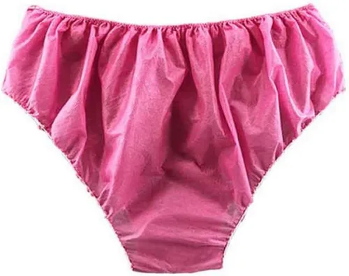 Miniatura 7 de 50 piezas bragas desechables transpirables no tejidos calzoncillos para SPA viaje salón de belleza, Negro, Talla única