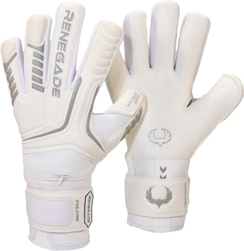 Miniatura 11 de Guantes de portero Renegade GK Vulcan con protección antimicrobiana (tallas 6-11, 4 estilos, nivel 3) Protectores de dedos Pro-Tek y agarre Hyper