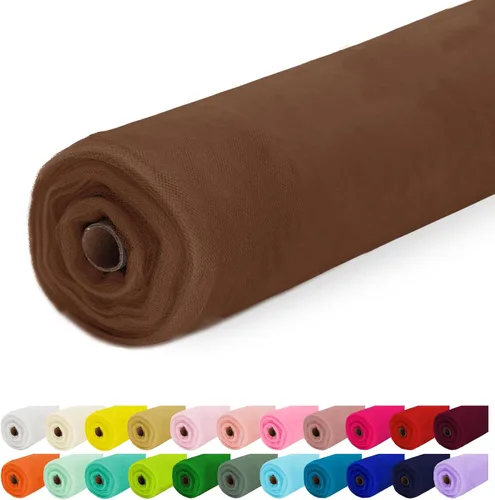 Miniatura 7 de Rollo de tela de tul, 54 pulgadas x 10 yardas (30 pies) de tul para decoración de boda, tutú de fiesta, telón de fondo, baby shower, faldas de mesa
