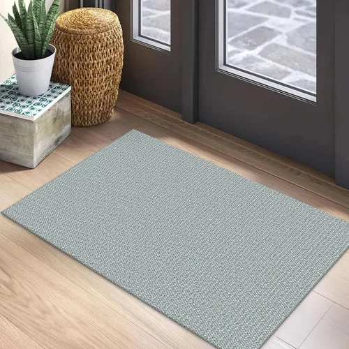Miniatura 21 de EARTHALL Alfombra pequeña de 2 x 3 pies, lavable para entrada, antideslizante, trenzada, alfombra para puerta interior y exterior, alfombra tejida