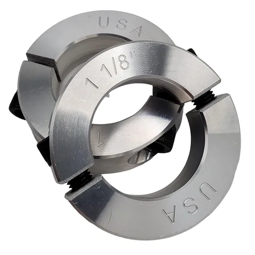 Miniatura 21 de Diámetro de orificio de 0.50 pulgadas - Abrazadera del collar de eje de dos piezas - Aluminio 2024 (paquete de 4)