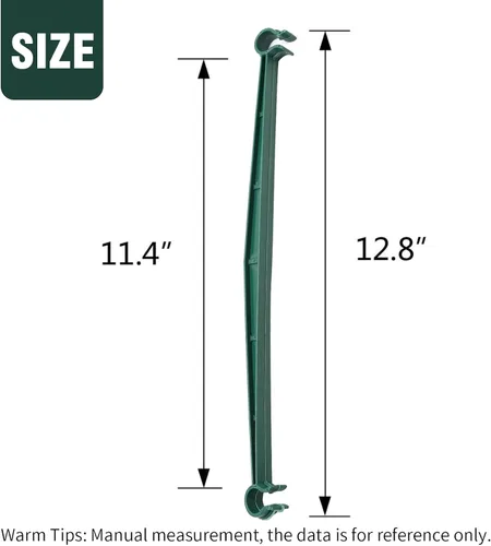 Miniatura 2 de 100 brazos de estaca para jaula de tomate, conectores de enrejado expandibles de 12.8 pulgadas, estacas de jardín de soporte para plantas, soportes