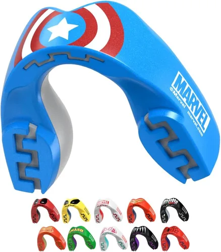 Miniatura 24 de Marvel Sport Mouth Guard, Dual Layer Mouthguard for Adults & Youth with Case (Beast, Junior (up to 11 Years))