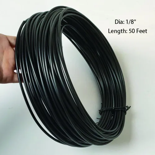 Miniatura 2 de Varilla de soldadura de plástico HDPE negro de 50 pies, diámetro de 1/8 pulgadas, varilla de soldadura de polietileno de alta densidad