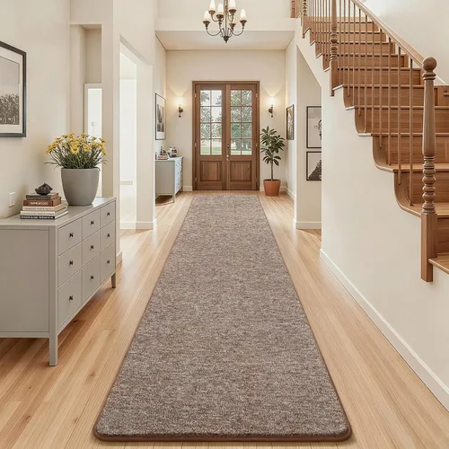 Miniatura 57 de Alfombra de pasillo lavable AROGAN de 2x8 para pasillo, alfombras largas con suave espuma viscoelástica para dormitorio, alfombras antideslizantes