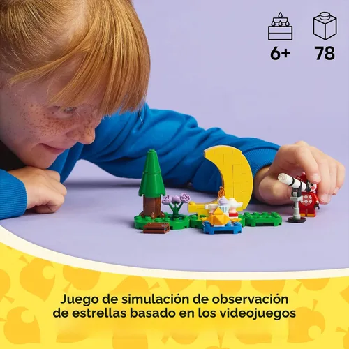 Miniatura 2 de LEGO Animal Crossing Contemplación de estrellas con Celeste Juego de Construcción de Juguete - Figura y Set de Juego de Animal Crossing para Niños