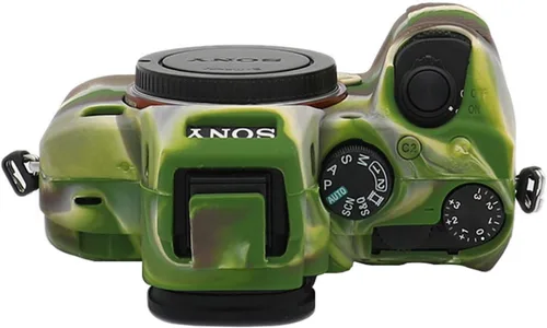 Miniatura 5 de TUYUNG - Funda de silicona para A7 III, funda protectora para cámara, compatible con cámaras Sony Alpha A7 III A7M3, verde militar