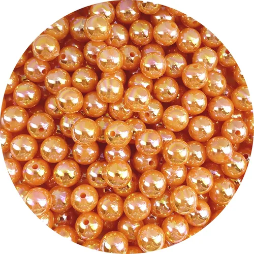 Miniatura 21 de Jmassyang 200 cuentas de perlas brillantes de 0.394 pulgadas (0.394 in), color AB, redondas, de plástico, acrílico, espaciador, manualidades