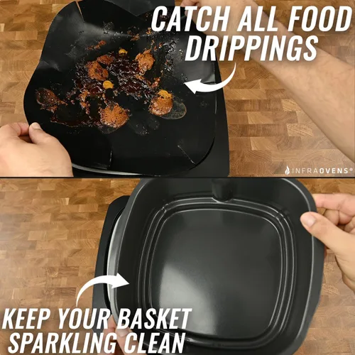 Miniatura 2 de INFRAOVENS Cubierta protectora de cesta para freidora de aire, accesorios innovadores para freidora de aire y utensilios de cocina para freidoras