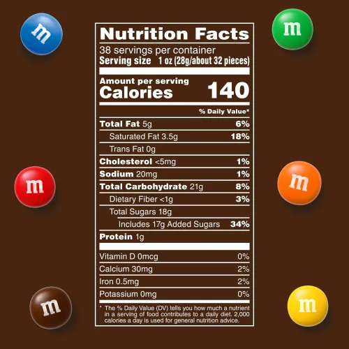 Miniatura 9 de M&M'S Caramelos de chocolate con leche, tamaño de fiesta, bolsa de 38 onzas