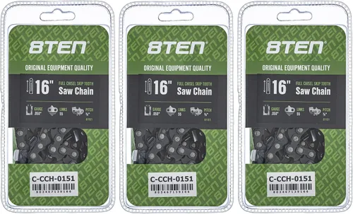 Miniatura 107 de 8TEN Cadena de motosierra semi cincel de 6 pulgadas .050 1/4 42 DL para Worx WG320 Black & Decker LLP120 (paquete de 3)