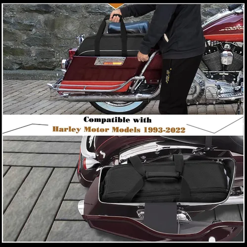 Miniatura 2 de HODRANT Forros para alforjas, organizador de alforja de viaje para motocicleta compatible con Harley Davidson 1993-2022 Touring Road Glide/Street