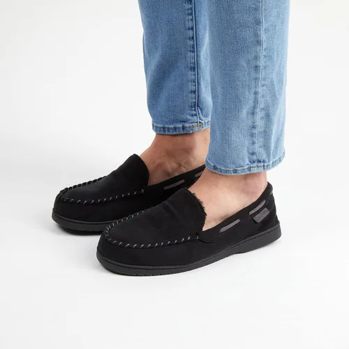 Miniatura 6 de Dearfoams Mocasines Keaton de espuma viscoelástica para hombre con anchos anchos