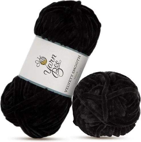 Yarn Bee Bulky - Madeja Suave – 80 yardas de hilo 100% poliéster para hacer ganchillo en mantas, sombreros y más – Accesorios para manualidades DIY