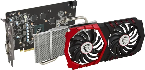 Miniatura 5 de Tarjeta gráfica MSI GAMING GeForce GTX 1050 Ti 4GB GDRR5 128-bit HDCP Support DirectX 12 TORX 2.0 tarjeta de gráficos (GTX 1050 TI GAMING X 4G)