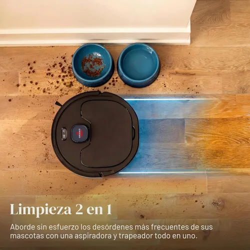 Miniatura 4 de Bissell FlexClean FurForce Robot Aspirador y trapeador sin enredos, rollo de cepillo para mascotas sin enredos, navegación LiDAR y almohadilla