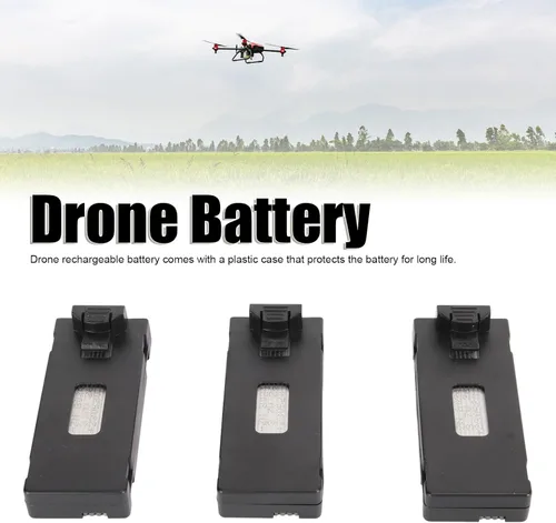 Miniatura 2 de 3 unids 3.7 V 2600 mAh batería de litio para E88 sin escobillas para S13 S1 APP8GPS, batería de litio recargable Quadcopter Drone para E88 para S13