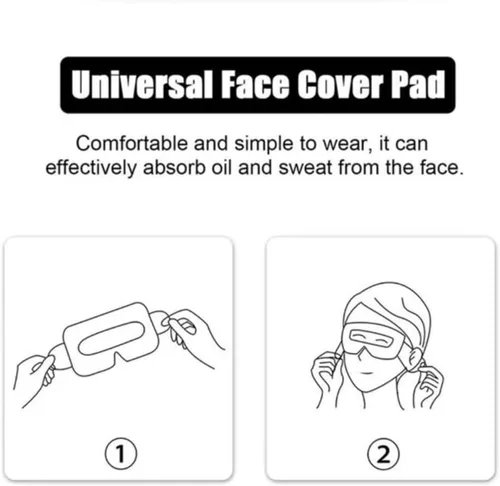 Miniatura 5 de Paquete de 100 mascarillas desechables VR sanitarias, mascarillas VR para máscara facial de realidad virtual, máscara facial de realidad virtual