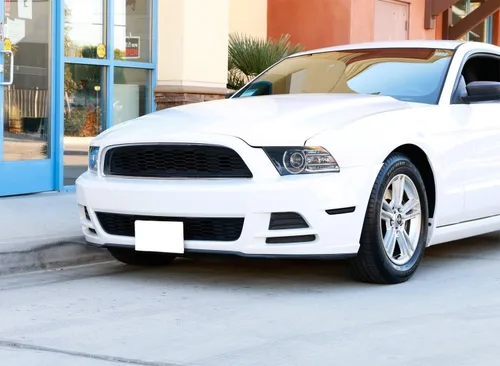Miniatura 7 de iJDMTOY Juego Completo de Luz LED de Marcador Lateral con Lente Ahumada 27-SMD Blanca, Compatible con Parachoques Delantero Ford Mustang 2010-2014