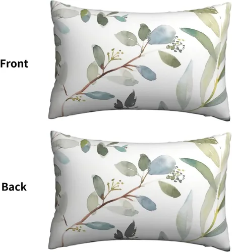 Miniatura 2 de Funda de almohada de caballos con múltiples capas de caballos florales, tamaño Queen, funda de almohada suave de 20 x 30 pulgadas, duradera