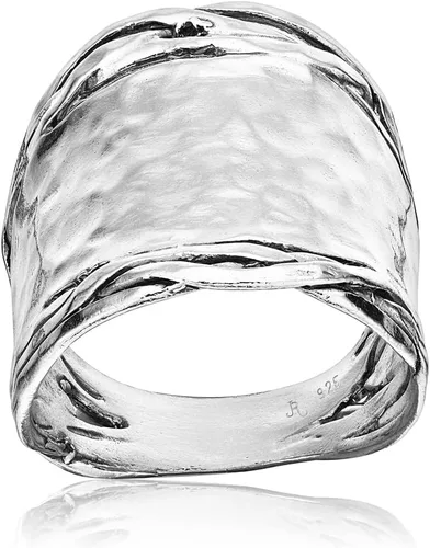 Miniatura 5 de JEAN RACHEL JEWELRY Anillo de plata de ley 925, aspecto antiguo, hipoalergénico, sin níquel ni plomo, colección de diseñador artesanal hecha a mano