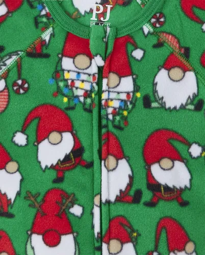 Miniatura 4 de The Children's Place Pijama de Navidad para bebé, forro polar