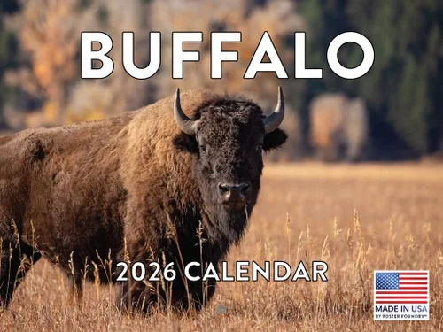 Miniatura 20 de Calendario alpaca 2026, calendario mensual de pared de 12 meses Hecho en Estados Unidos.