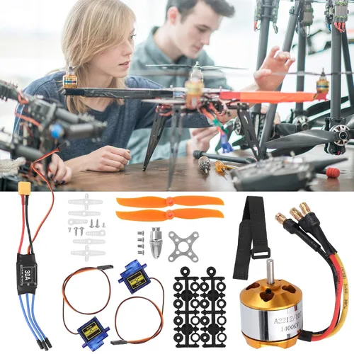 Miniatura 3 de VGEBY Helicóptero RC conjunto de ala fija, 2212 1400KV motor+8060 hélice+9G servo+30A ESC Kit para helicóptero de control remoto 8060 Prop Esc Motor