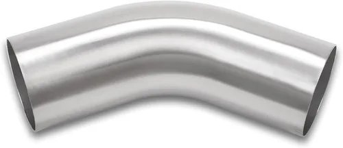 Miniatura 26 de Codo de 180 Grados 1.5 Pulgadas 38mm OD Tubo de Aleación de Aluminio para Intercooler, Tubería de Admisión de Aire, Radio 1.5D, Acabado Cepillado