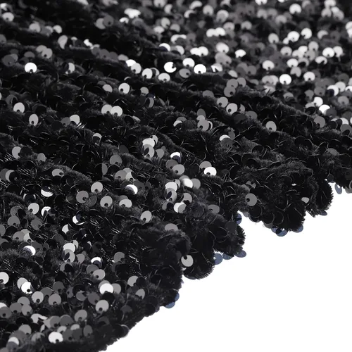 Tela iridiscente de lentejuelas de terciopelo brillante, tela brillante, para vestido, telón de fondo de lino, fiesta de cumpleaños, decoración del