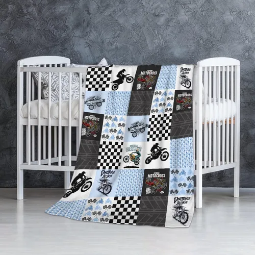 Miniatura 28 de Manta de motocross Racer deportes extremos estampada súper suave de franela de felpa ligera y acogedora para niños y hombres, regalo para sofá Dirt