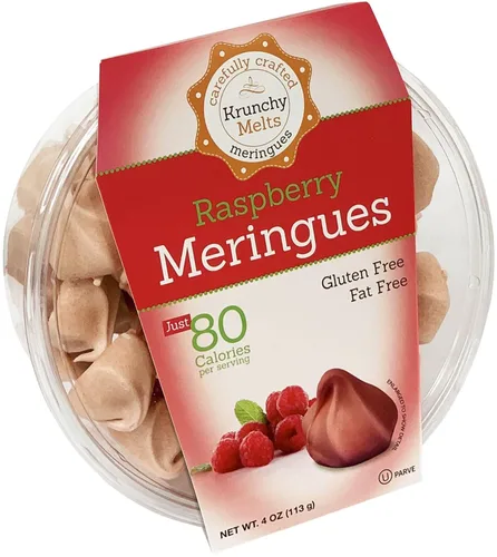 Miniatura 32 de Krunchy Melts Galletas originales de merengue Sabor vainilla de Halloween Solo 90 calorías por porción Sin grasa, sin gluten, sin lácteos