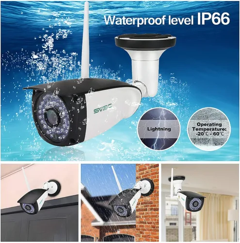 Miniatura 6 de SV3C Cámara IP WiFi de 5MP al aire libre, Cámara de seguridad WiFi de doble banda 2.4GHZ 5GHZ, Cámara Onvif Exterior Soporte RTSP navegador
