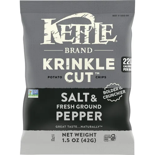 Miniatura 49 de Kettle Brand Papas Fritas, Backyard Barbeque Kettle Chips, Bolsa de Aperitivos, 1.5 Oz